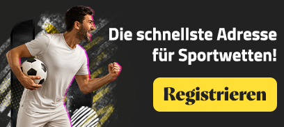 Sportwetten Registrierung bei Bahibi mit jubelndem Fussballspieler