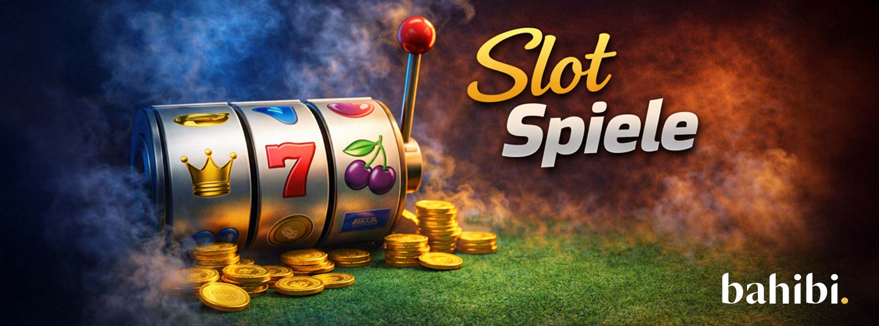 Slot Spiele bei Bahibi mit Walzen Symbolen und Goldmünzen